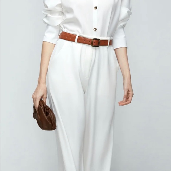 Green, white, elegant STYLEWE blouse size M - Picture 5 of 14